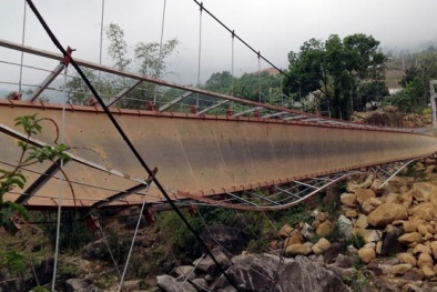 Vụ sập cầu treo Chu Va ở Lai Châu: Bộ trưởng Đinh La Thăng đề nghị khởi tố vụ án