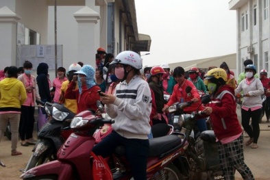 800 công nhân bỏ làm do phát hiện thức ăn có dòi