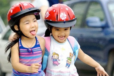 Cách chọn mũ bảo hiểm xe đạp cho trẻ
