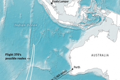 Chưa phát hiện dấu vết máy bay MH370 ngoài khơi Australia