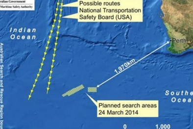 Phát hiện hơn 122 vật thể nghi của MH370