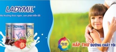 Sản phẩm dinh dưỡng Ladymil và Biomil thuần khiết thiên nhiên cho mẹ và bé