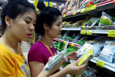 Hàng Trung Quốc ở chợ vào siêu thị