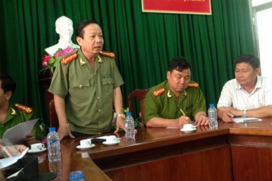 Cảnh sát cơ động tức người yêu cầm súng nã đạn liên hoàn vào công an