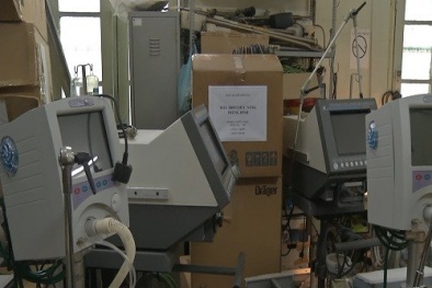 Bệnh viện chống sởi bằng máy hỏng của Bộ Y tế cấp