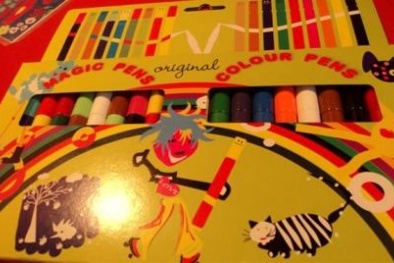 Bút dạ màu trẻ em không an toàn khi sử dụng