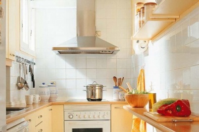 Những giải pháp cho không gian phòng bếp chật chội 