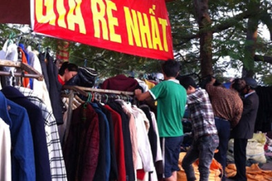 Quần áo mới biến thành hàng thùng giá cao