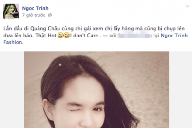 Ngọc Trinh: 'Tôi nhập hàng fake nhưng xài hàng hiệu'