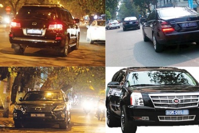 Xe ô tô đeo biển xanh siêu sang