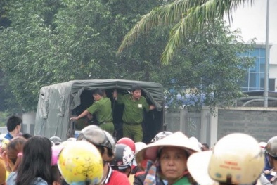 Bắt giữ nhiều đối tượng kích động công nhân quá khích ở Bình Dương