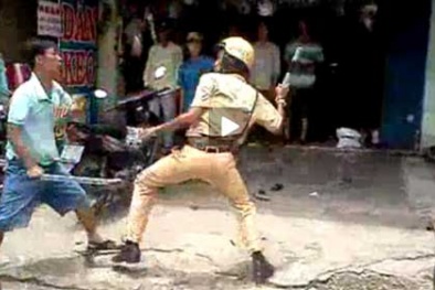 Truy bắt tội phạm, một cảnh sát bị đâm kim tiêm nhiễm HIV