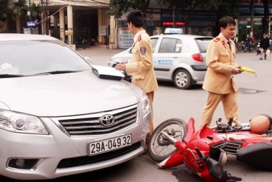 Giải quyết va chạm giao thông bằng...mã tấu