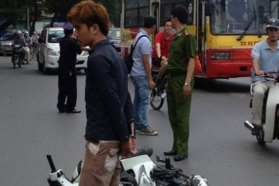 Vi phạm giao thông, đâm trọng thương cảnh sát 141