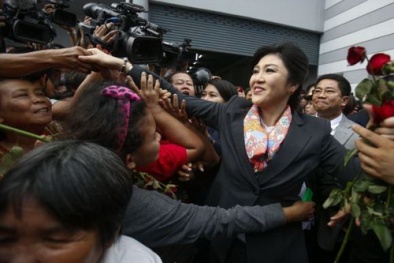 Cựu Thủ tướng Thái Yingluck Shinawatra được thả tự do