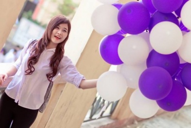Nữ sinh trường THPT Hoàng Văn Thụ xinh ngất ngây ngày cuối năm học