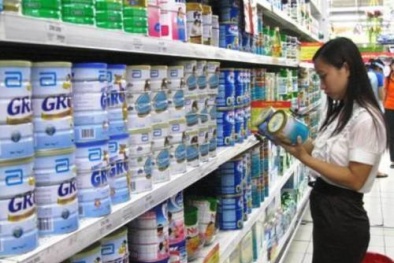 Bộ Tài chính công bố giá sữa đã kê khai trước khi áp trần