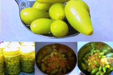 Nho Lào muối ớt có chất độc hại