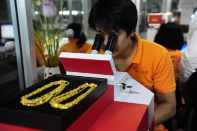 Giá vàng lên cao nhất 3 tuần