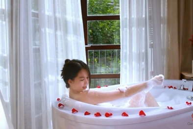 Ngọc Trinh lên tiếng về clip quảng cáo sữa tắm 'nóng mắt'