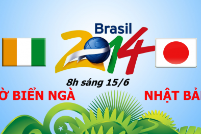 Link Sopcast xem trực tiếp trận Bờ Biển Ngà vs Nhật Bản 