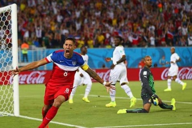 Kết quả tỉ số trận đấu Mỹ vs Ghana: Mỹ thắng 2-1