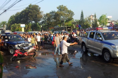 Công an hình sự nổ súng, một người nhập viện