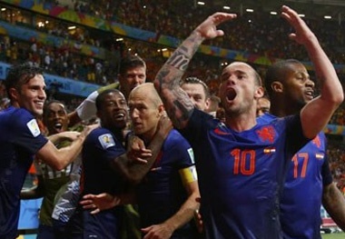 Kết quả tỉ số trận đấu Hà Lan - Australia: 3-2