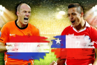 Link sopcast xem trực tiếp trận Hà Lan - Chile