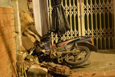 Xe máy tông sập tường nhà dân, nam thanh niên thiệt mạng