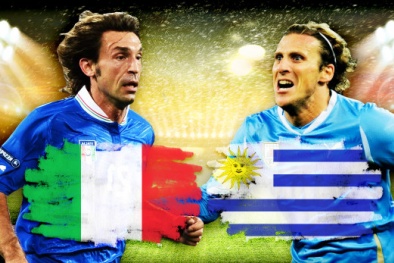 Lịch thi đấu World Cup 2014 hôm nay ngày 24/6: tâm điểm Italia – Uruguay
