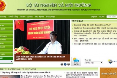 Hệ thống mạng Bộ Tài nguyên - môi trường bị tin tặc tấn công