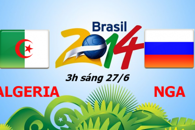 Link sopcast xem trực tiếp trận Nga vs Algeria 03h00 ngày 27/6 World Cup 2014 