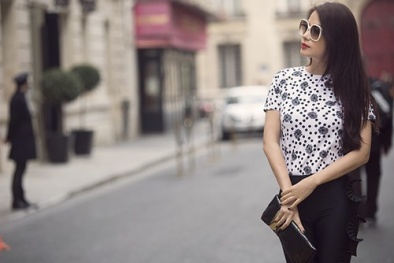 Ngắm gái một con Trương Ngọc Ánh quyến rũ tại Paris