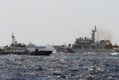 Hôm nay, tàu Trung Quốc luôn theo sát các tàu thực thi pháp luật của ta