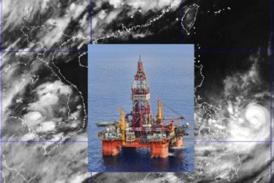 Bão Rammasun đổ vào biển Đông, Trung Quốc có rút giàn khoan?