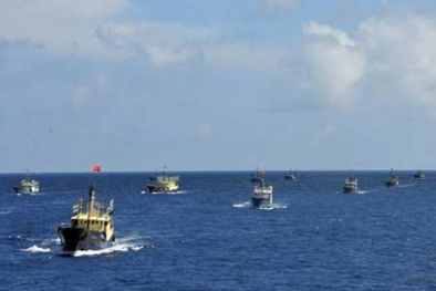 Hôm nay, Trung Quốc di chuyển tàu cá về đảo Hải Nam