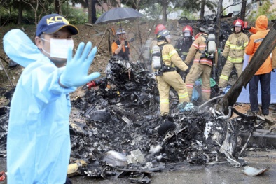  Máy bay trực thăng rơi khiến 5 người tử nạn