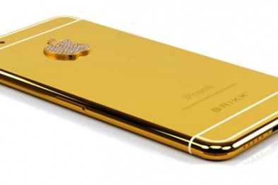 iPhone 6 mạ vàng nạm kim cương có giá khủng
