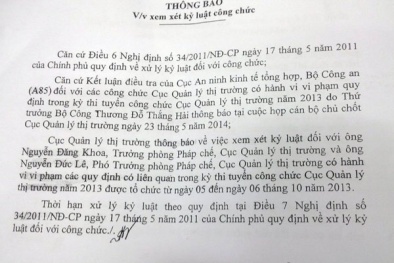 Tuyển công chức: Muốn thi thật, thủ trưởng phải có tài