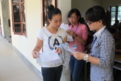 Công bố 2 phương án điểm sàn Đại học, cao đẳng năm 2014