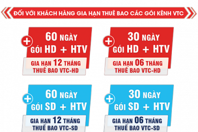 'Cơn lốc khuyến mại' từ Truyền hình số vệ tinh VTC