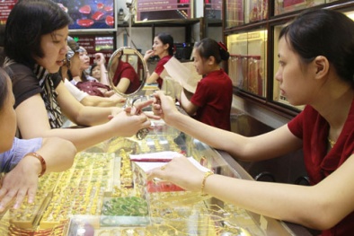 Giá vàng ngày 21/8/2014: Tin mới từ Cục Dự trữ Liên bang Mỹ khiến vàng giảm giá