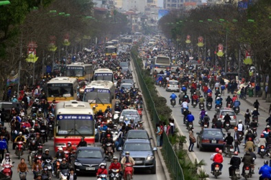 Cấm ôtô vào tuyến đường huyết mạch thủ đô sau ngày 2/9