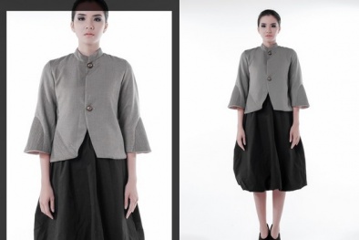 Văn Kiên diện trang phục bằng lông dê bên cạnh 'người tình tin đồn' Hà Thu 