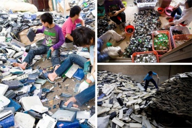 Chất thải điện tử đang ở mức báo động