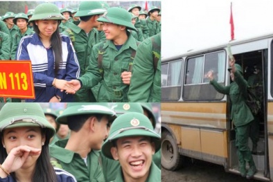 Con em cán bộ đi bộ đội không nhiều