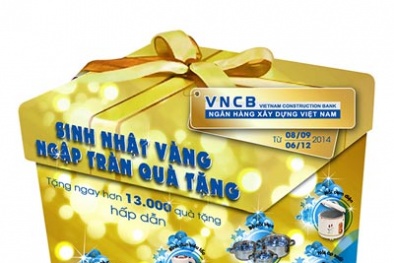  “Sinh nhật vàng – Ngập tràn quà tặng” cùng VNCB