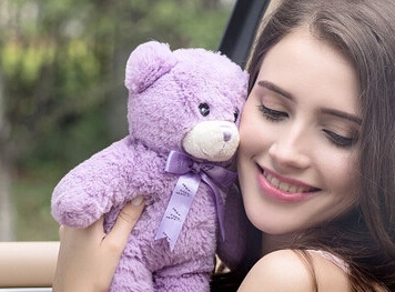 Gấu bông hoa oải hương có chứa côn trùng