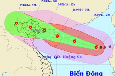 Tin bão số 3 ngày 16/9: Tốc độ và hướng di chuyển mới nhất